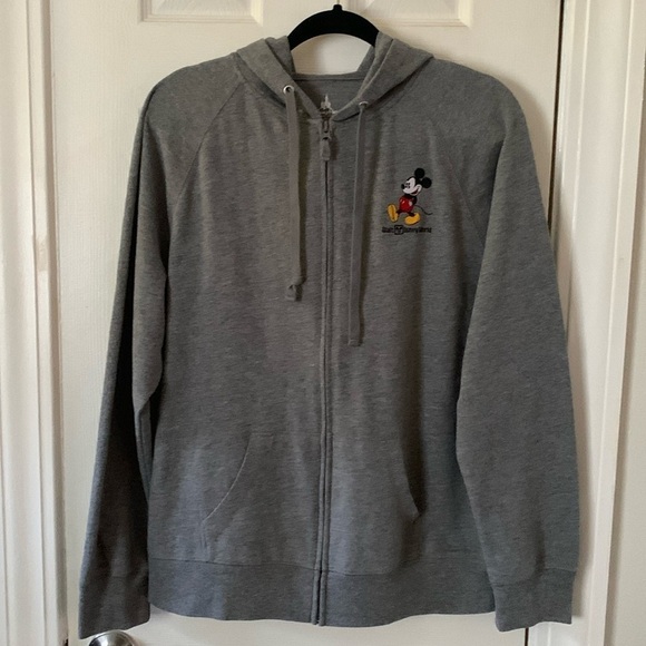 Disney Embroiled Mickey Hooded Sweatshirt Size XL - Picture 1 of 9